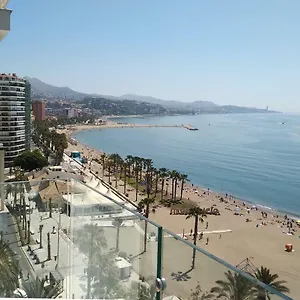 Malagueta Beach , Málaga Spanje